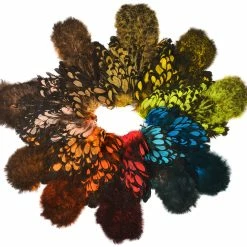 Whiting AMERICAN HEN SH/C BLACK LACED WHITE DYED -kanansatula