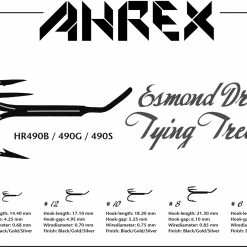 Ahrex HR490B – ED TYING TREBLE -lohiperhokoukut -Kelat Myynti HR 490 ED