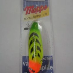 Mepps Syclops -lusikka, Koko:2,väri:Vihreä-kelta-oranssi,kulta