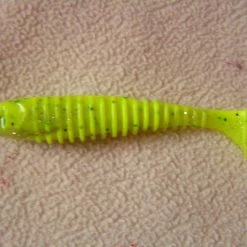 Berkley Flex Rib Shad 2.5″-jigit, Väri:Lime, 100g