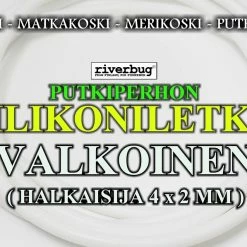 Riverbug -silikoniletku,1m, 4x2mm