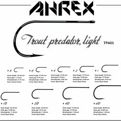 Ahrex TP605 – TROUT PREDATOR STREAMER LIGHT -perhokoukut 7 Ahrex TP605 – TROUT PREDATOR STREAMER LIGHT -perhokoukut -Kelat Myynti TP 605