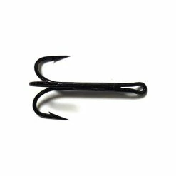 Esmond Drury Treble Salmon Hooks, Musta