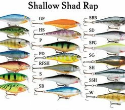 Rapala Shad Rap 5cm -vaappu