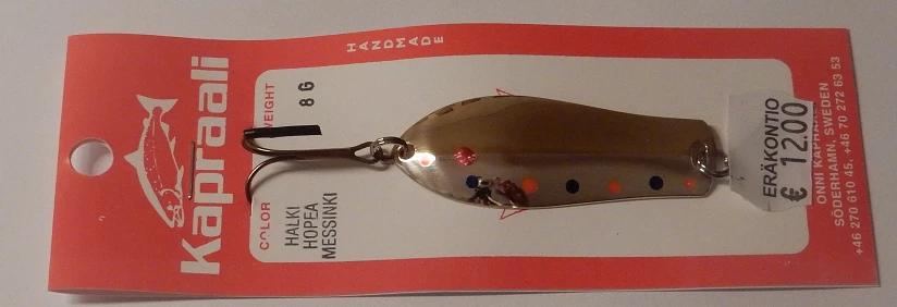 Kapraali,Malli:99 8g,Väri:Halki Hopea/Messinki 3 Kapraali,Malli:99 8g,Väri:Halki Hopea/Messinki