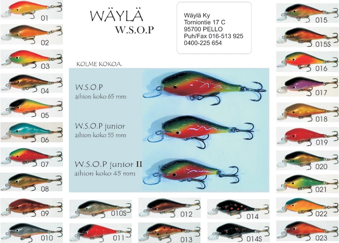 Wäylä -vaaput, Malli:W.S.O.P. Junior 3 Wäylä -vaaput, Malli:W.S.O.P. Junior
